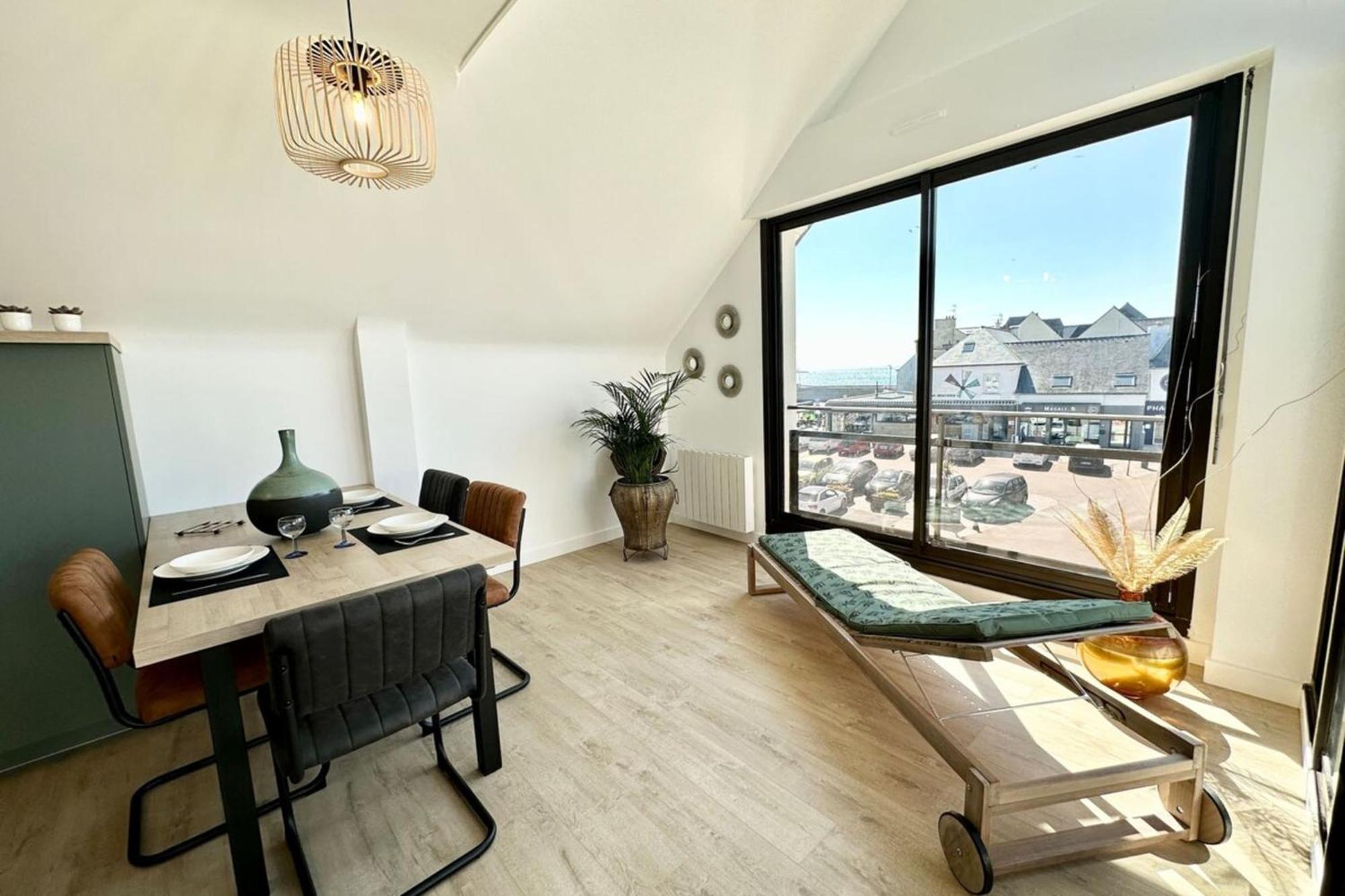 T2 Neuf Top Cocooning Terrasse - Face A La Mer Ploemeur Exterior photo