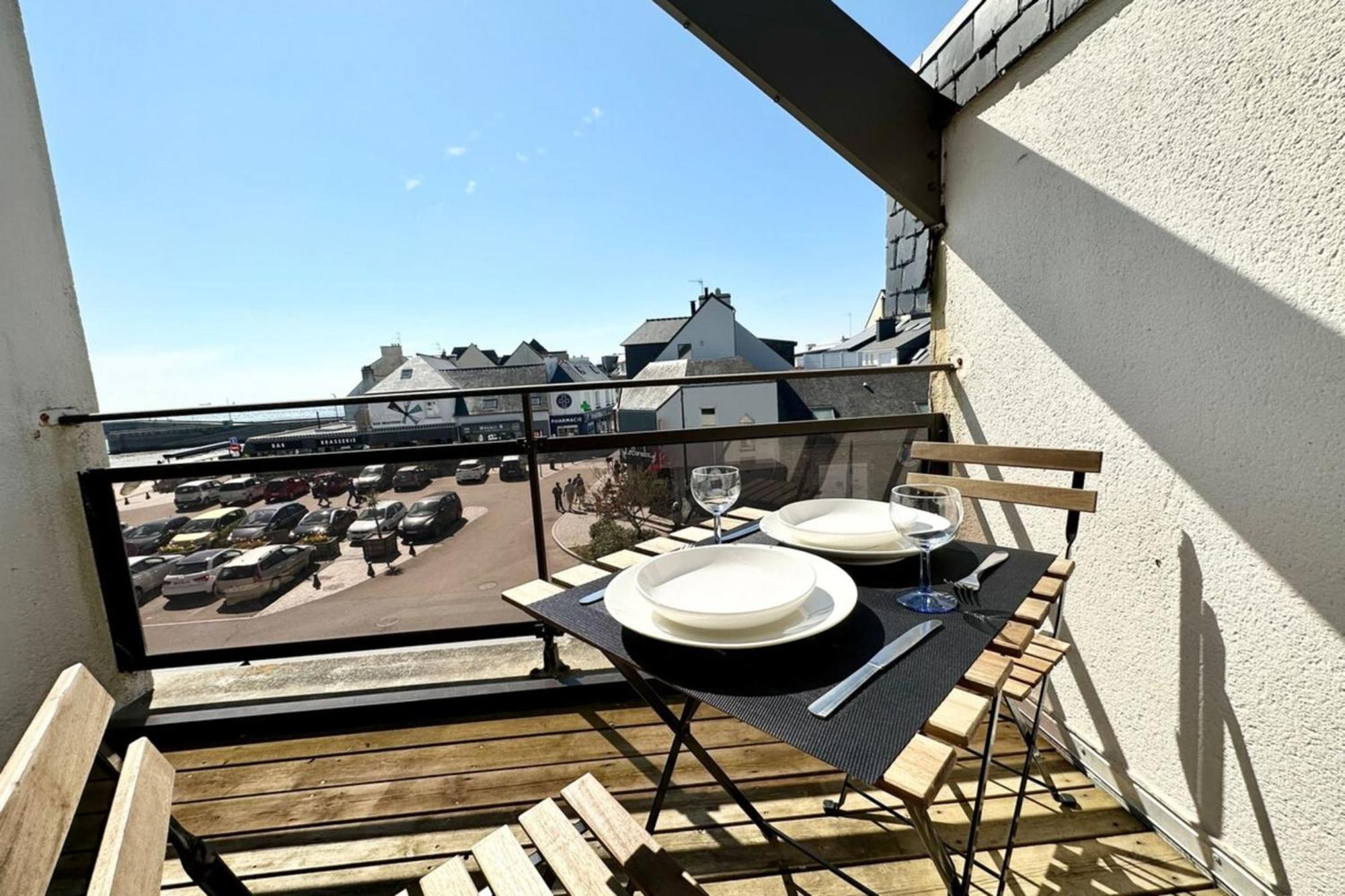T2 Neuf Top Cocooning Terrasse - Face A La Mer Ploemeur Exterior photo