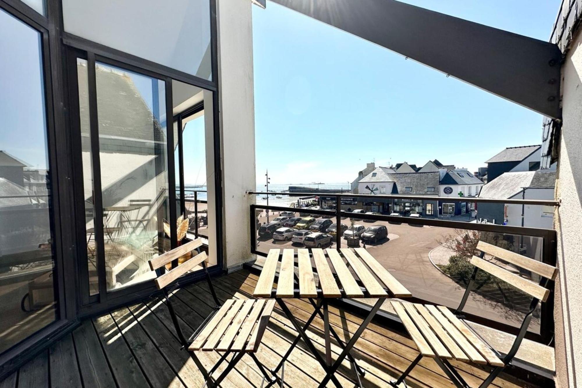 T2 Neuf Top Cocooning Terrasse - Face A La Mer Ploemeur Exterior photo